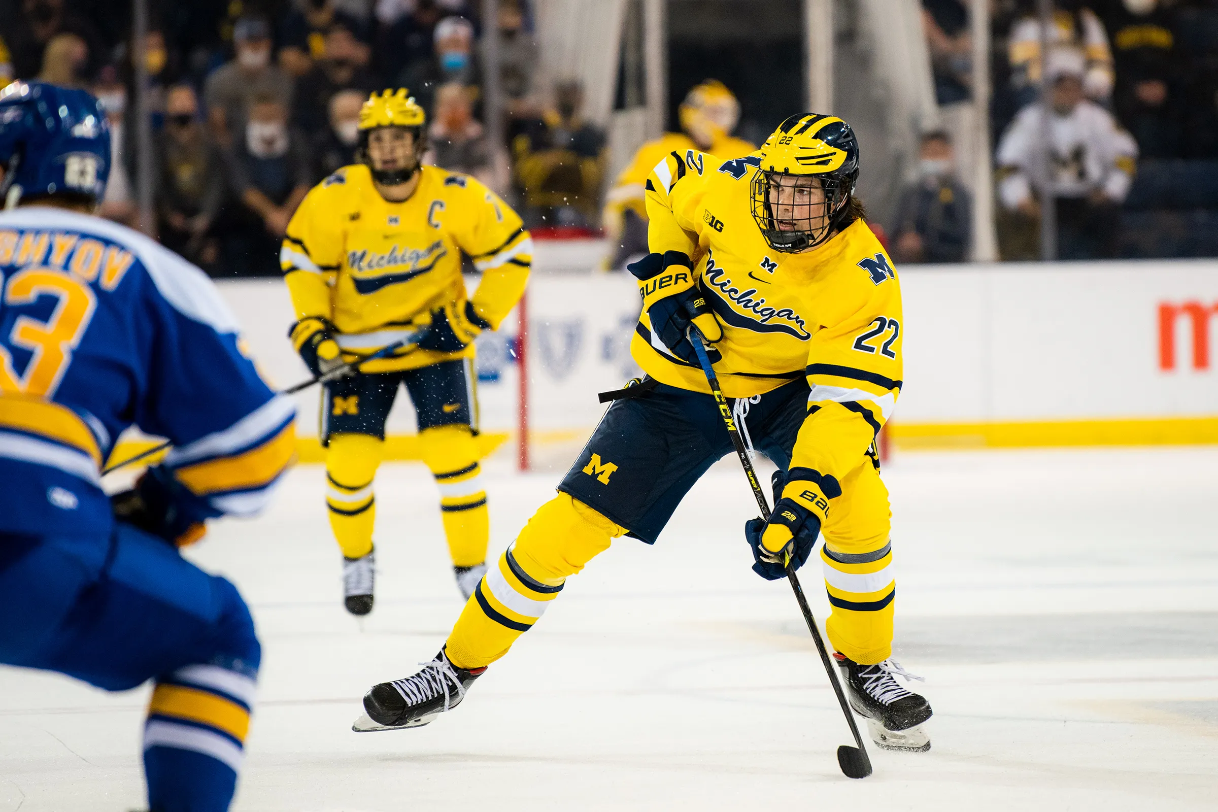 Owen Power, formerly of the University of Michigan (Image: Michigan Athletics)