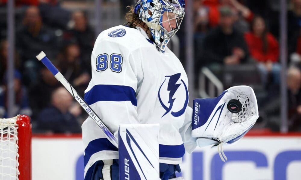 Vasilevskiy's Back Injury Throws Lightning's Season Into Jeopardy